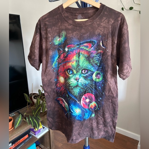 The Mountain Other - Space cat Mountain T shirt
